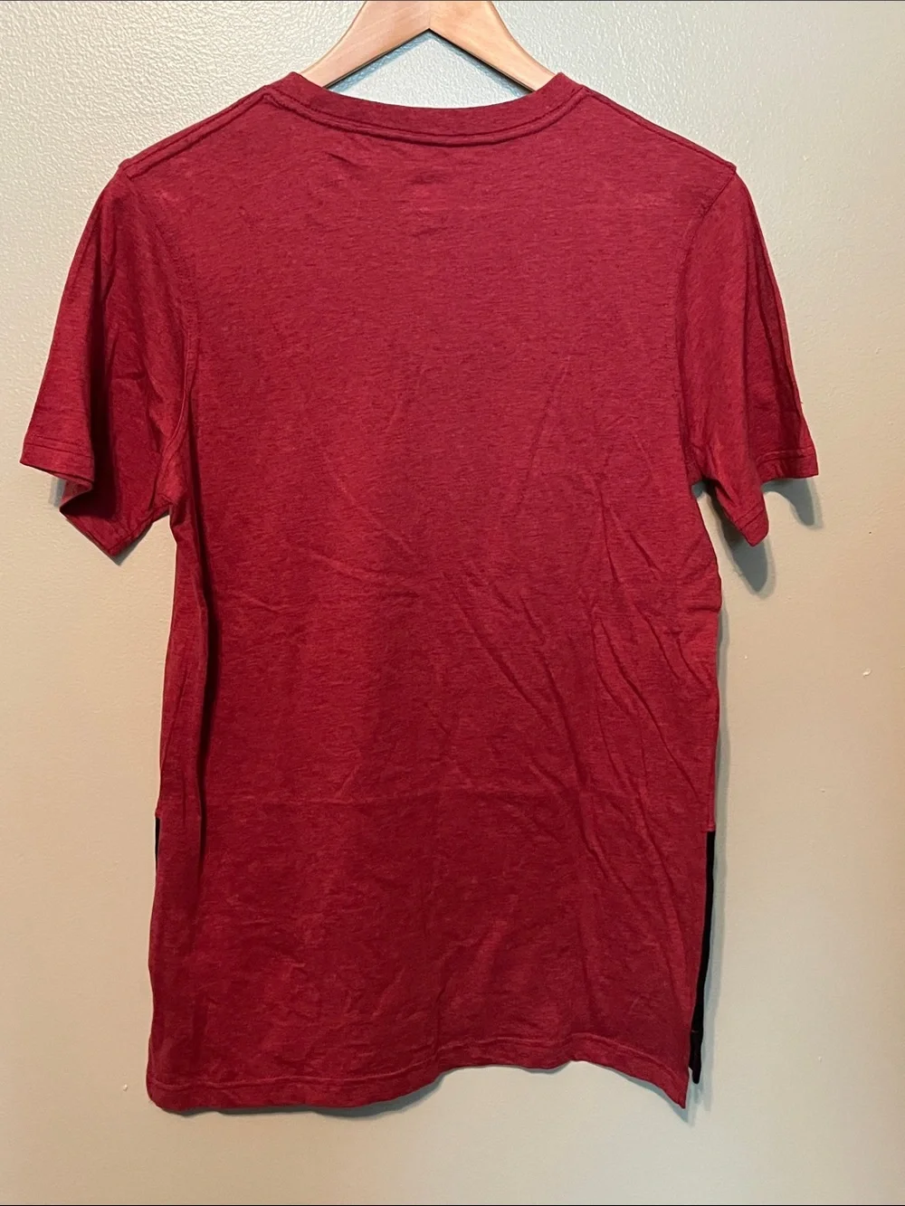 Jordan Red and Black Colorblock Short-Sleeve Tee XL teen Medium men’s